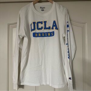 Champion White UCLA Long Sleeve Shirt